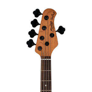 Sterling by Music Man Ray35 5-String Bass Guitar, Purple Sparkle