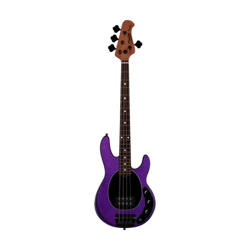 Sterling by Music Man StingRay Short Scale 4-String Electric Bass Guitar, Purple Sparkle