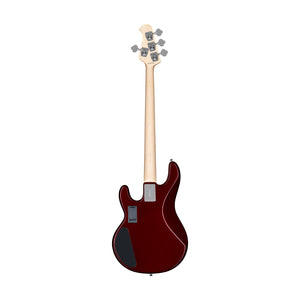 Sterling S.U.B Series Ray4 HH 4-String Electric Bass Guitar, Maple FB, Candy Apple Red