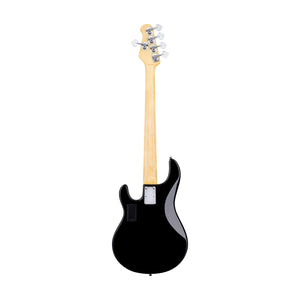 Sterling S.U.B Series RAY5 5-String Electric Bass Guitar, Maple FB, Black