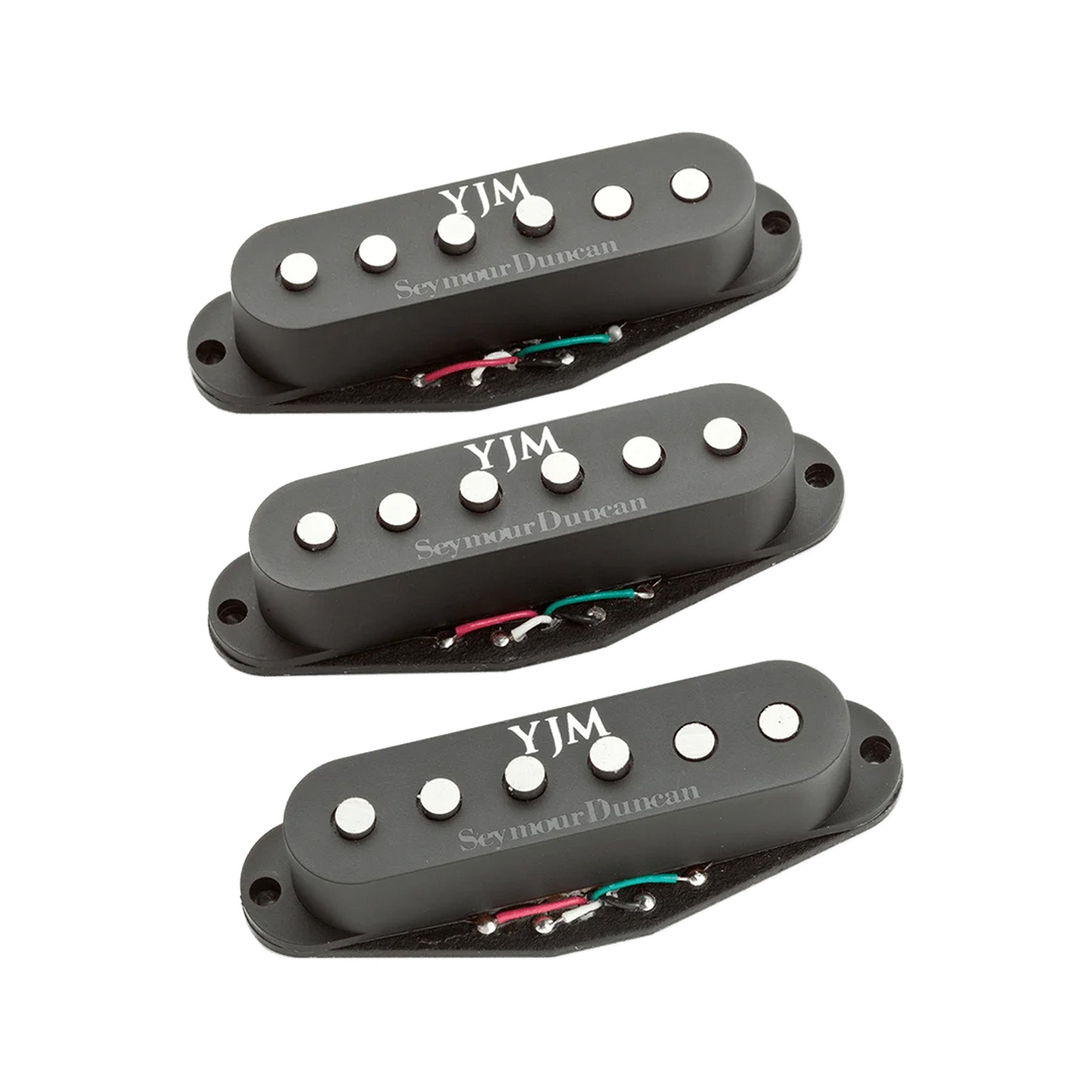 ストラトタイプ SEYMOUR DUNCAN YJM Fury ピックアップ搭載 Seymour Duncan YJM Fury 6-String Strat Pickup Set, Black Cover