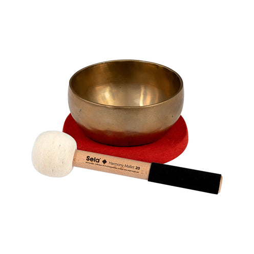 Sela SE-260 Harmony Singing Bowl w/Bag, Mallet & Felt Ring, 12cm