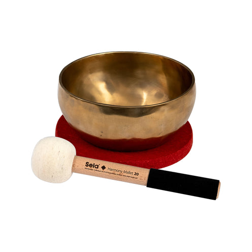 Sela SE-262 Harmony Singing Bowl w/Bag, Mallet & Felt Ring, 17cm
