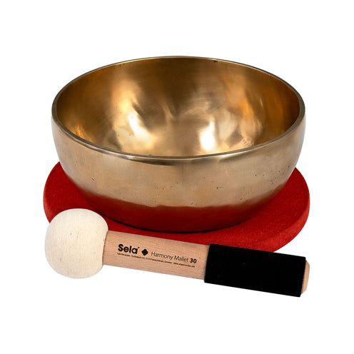 Sela SE-264 Harmony Singing Bowl w/Bag, Mallet & Felt Ring, 22cm