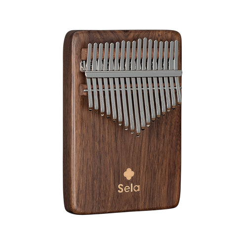Sela SEKL17WS Solid Black Walnut Body Kalimba 17 Keys w/Bag