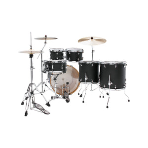 TAMA CL62RS-FBK Superstar Classic Maple 6-Piece Limited Edt Drum Shell Kit, Flat Black
