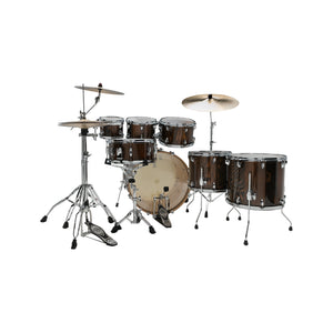 TAMA CL72RS-PGJP Superstar Classic Maple 7-Piece Drum Shell Kit, Gloss Lacebark Pine Fade
