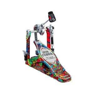 TAMA HP900PMPR Limited Iron Cobra 900 Marble Psychedelic Rainbow Power Glide Single Pedal w/Case
