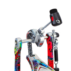 TAMA HP900PMPR Limited Iron Cobra 900 Marble Psychedelic Rainbow Power Glide Single Pedal w/Case