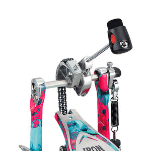 TAMA HP900RMCS Limited Iron Cobra 900 Marble Coral Swirl Rolling Glide Single Pedal w/Case