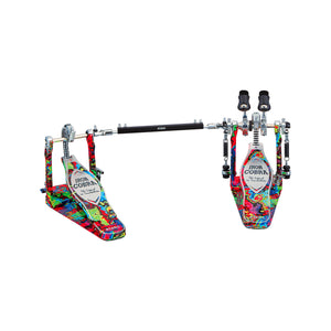 TAMA HP900RWMPR Limited Iron Cobra 900 Marble Psychedelic Rainbow Rolling Glide Twin Pedal w/Case