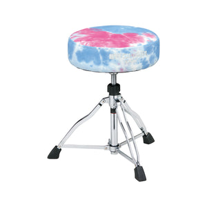 TAMA HT430TDPS Limited 1st Chair Round Rider Drum Throne, Fluorescent Pink Sky Seat