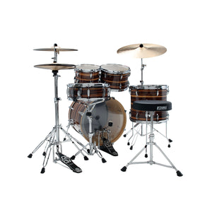 TAMA IE50H6W-CTW Imperialstar 5-Piece Drum Kit w/Hardware, No Cymbals, Coffee Teak Wrap
