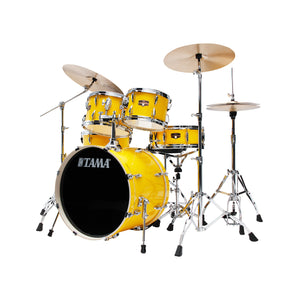 TAMA IP50H6W-ELY Imperialstar Drum 5-Piece Drum Kit w/Hardware, Electric Yellow