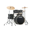 TAMA IP50H6WBN-BOB Imperialstar 5-Piece Drum Kit w/Black Hardware, Blacked Out Black