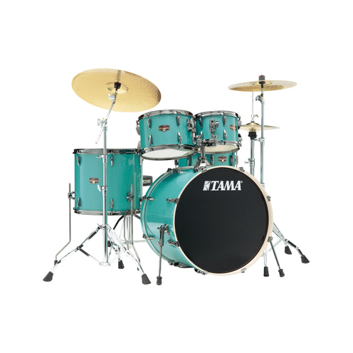 TAMA IP52H6WBN-SLM Imperialstar 5-Piece Drum Shell Kit w/Hardware, No Cymbals, Sky Blue Mist