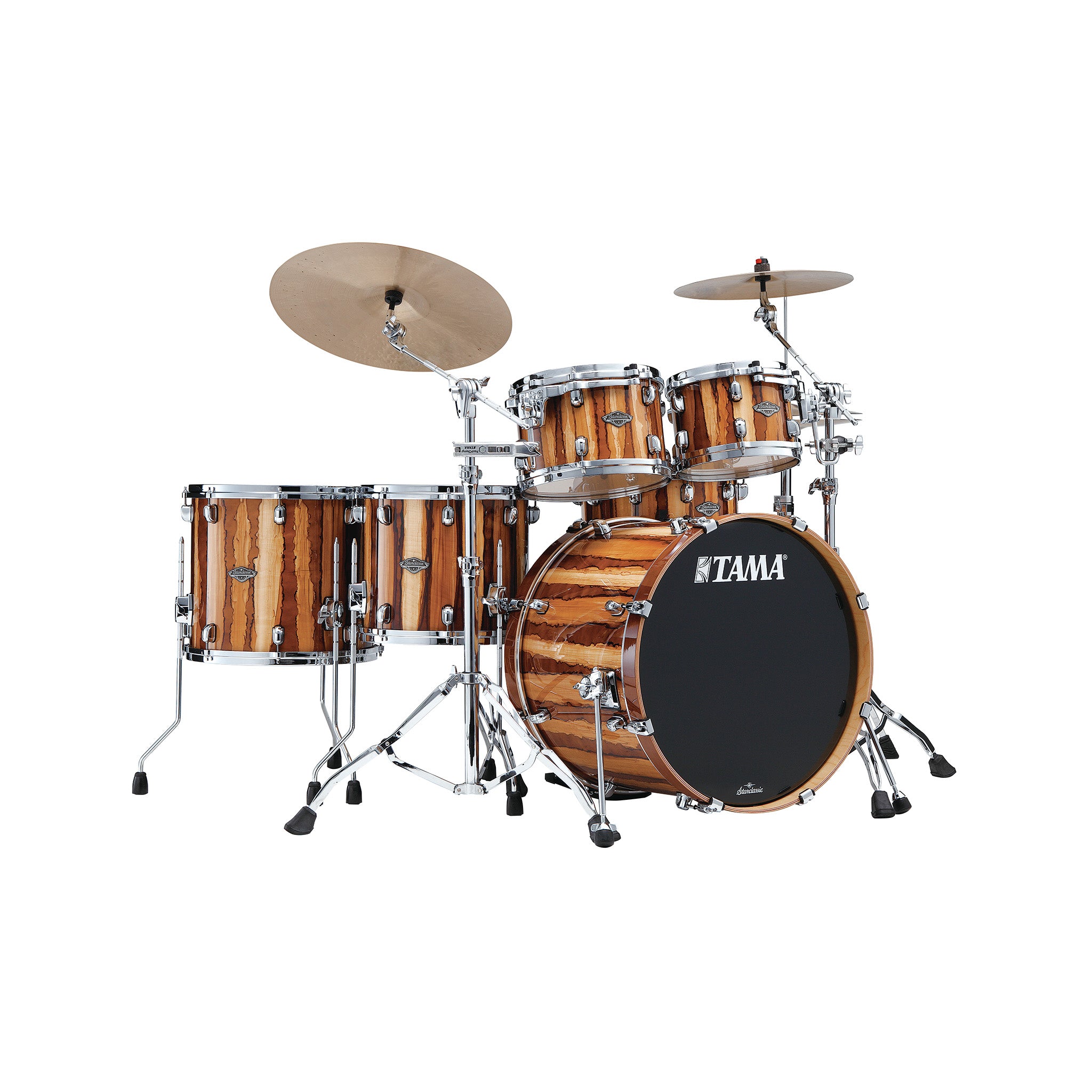 TAMA MBS52RZS-CAR Starclassic Performer 5-Piece Drum Shell Kit, Caramel Aurora