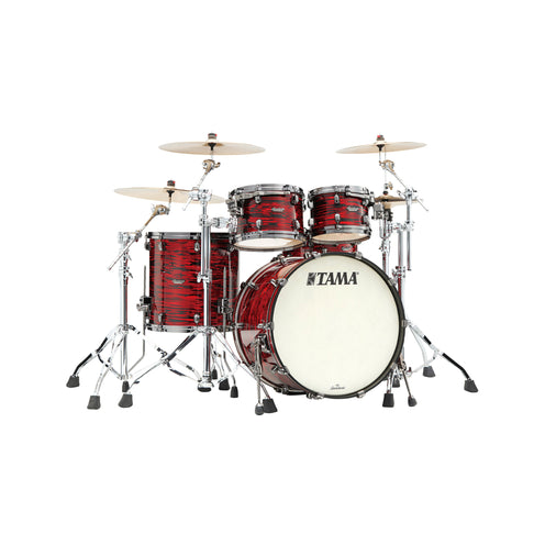 TAMA MR42TZBNS-ROY Starclassic Maple 4-Piece Drum Shell Kit, Red Oyster