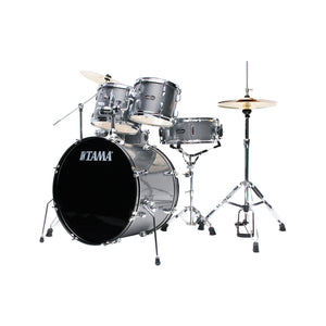 TAMA ST50H6-CSS Stagestar 5-Piece Drum Kit w/ Hardware+Throne, Cosmic Silver Sparkle