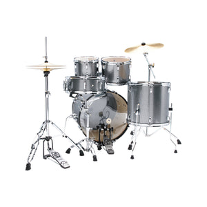 TAMA ST50H6-CSS Stagestar 5-Piece Drum Kit w/ Hardware+Throne, Cosmic Silver Sparkle