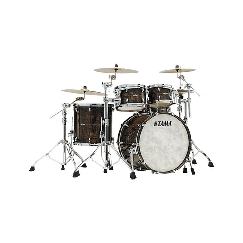 TAMA TM42RZSS-CBP STAR Maple 4-Piece Drum Shell Kit, Charcoal Brown Paraiso