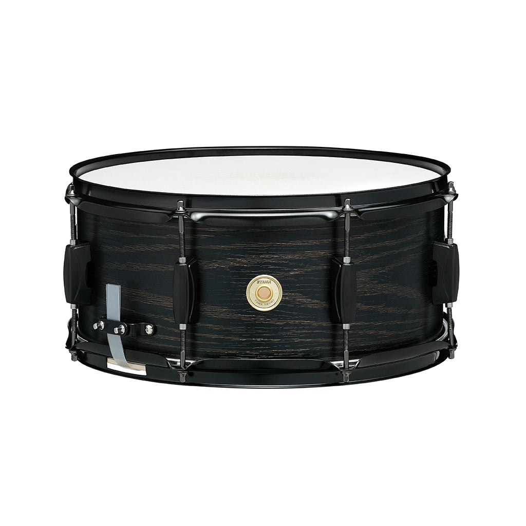 TAMA WP1465BK-BOW 14x6.5inch Woodworks Snare Drum, Black Oak Wrap