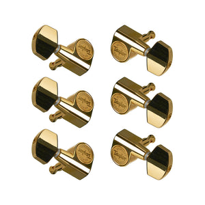 Taylor Acoustic Guitar Tuners, 1:18, 6-String, Polished Gold