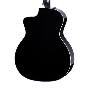Taylor 214ce Deluxe Grand Auditorium Acoustic Guitar, Trans Blue Top