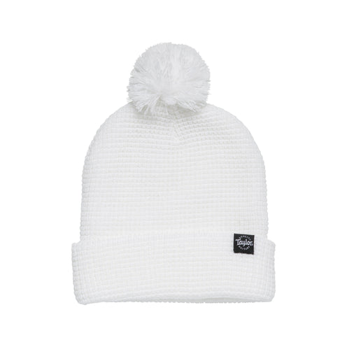 Taylor Beanie w/Logo, Waffle Knit