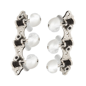 Taylor Nylon Series Pearloid Tuner, Nickel, Set of 6