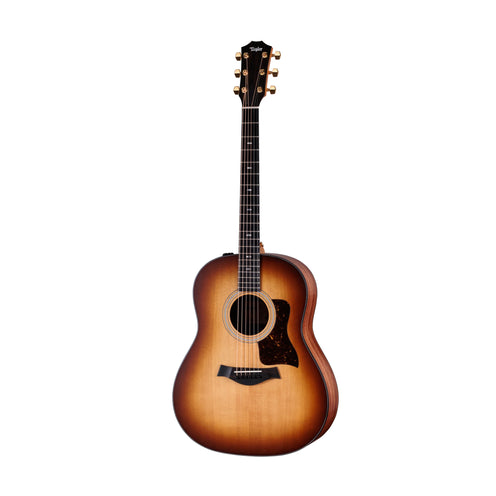 Taylor Sunset Blvd 117e Acoustic-Electric Guitar w/Gig Bag, Shaded Edge Burst Top