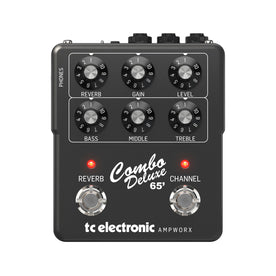 ギター tc electronic AMPWORX Combo Deluxe 65' TC Electronic Ampworx Combo Deluxe 65 Preamp Pedal Black