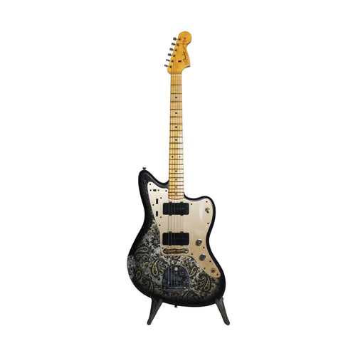 Fender Custom Shop Ltd Ed Custom Jazzmaster Relic Electric Guitar, Aged Black Paisley, C255XXXX