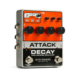 Electro-Harmonix Attack Decay Tape Reverse Simulator Guitar Effects Pedal