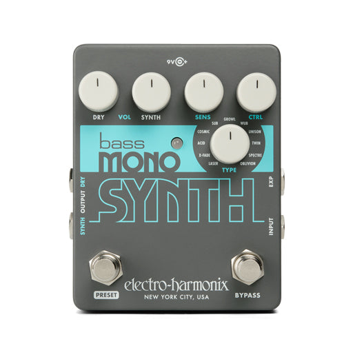 ベース Electro-Harmonix Bass Mono Synth Electro-Harmonix Bass Mono Synth Effects Pedal – Swee Lee Indonesia