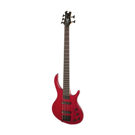 Epiphone Toby Deluxe V 5-String Bass, Translucent Red
