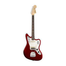 Fender American Original 60s Jaguar Electric Guitar, RW FB, Candy Apple Red