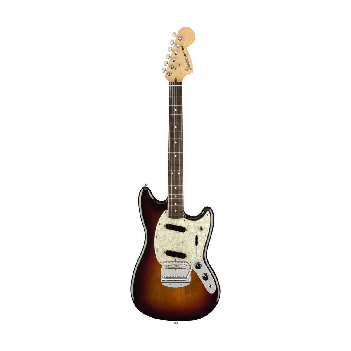 Fender American Performer Mustang Electric Guitar, RW FB, 3-Tone