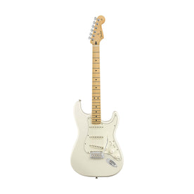 Fender Player Stratocaster Electric Guitar, Maple FB, Polar White