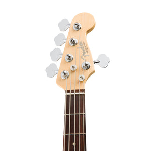 Fender American Professional 5-String Precision Bass Guitar, RW FB, Olympic White