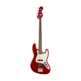Squier Contemporary Jazz Bass Guitar, Laurel FB, Metallic Red