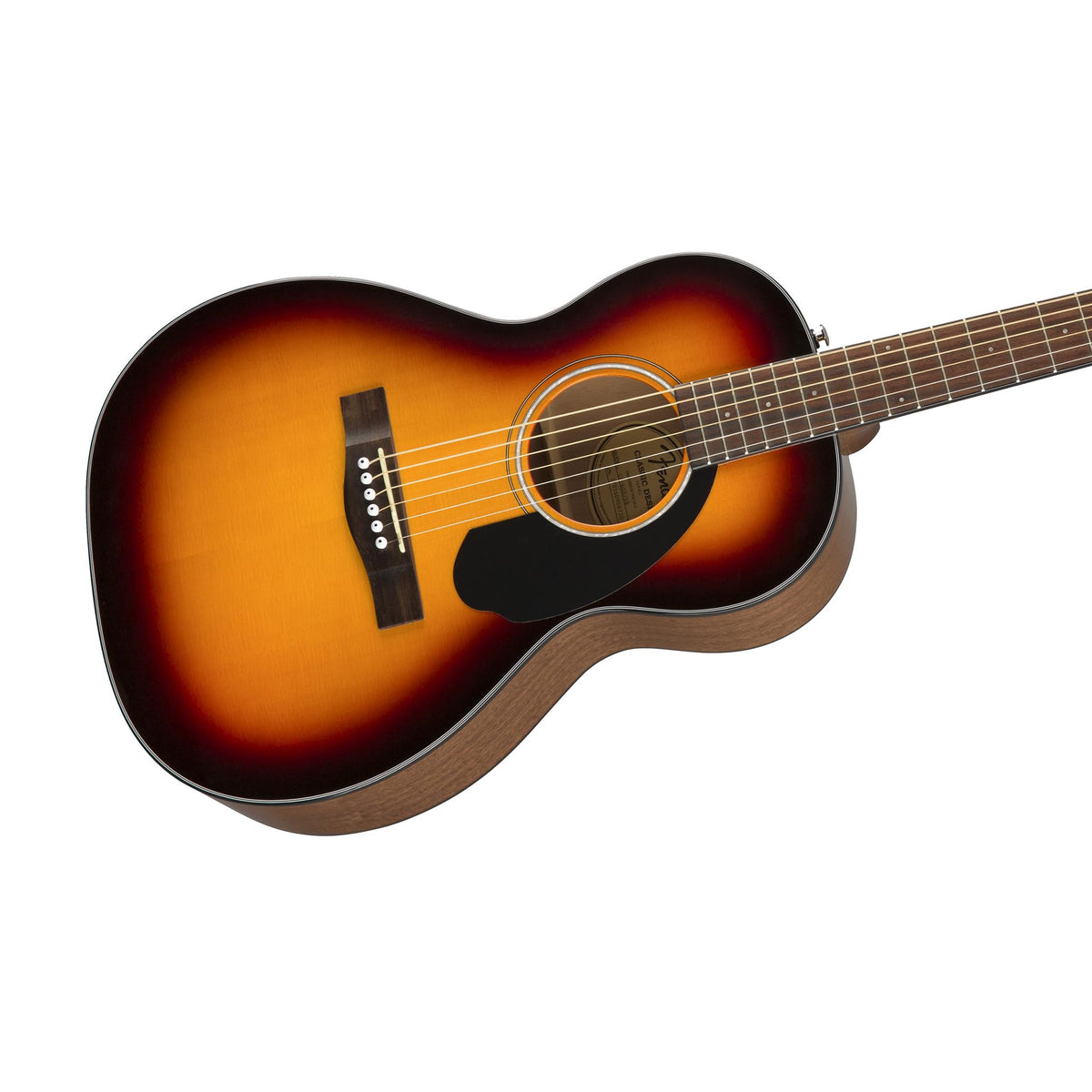 Fender CP-60S Parlor Acoustic Guitar, Walnut FB, Sunburst – Swee