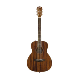 Fender PM-TE Travel All-Mahogany Acoustic Guitar w/Case, Travel
