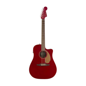 Fender California Redondo Player Slope-Shouldered Acoustic Guitar, Candy Apple Red