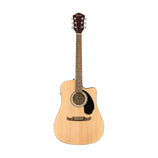 Fender FA-125CE Dreadnought Acoustic Guitar, Walnut FB, Natural (0971113521)