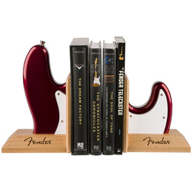 Fender Bass Body Bookends, Red