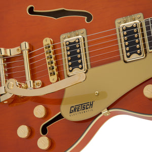 Gretsch G5655TG Electromatic Centre Block Jr Single-Cut Guitar w/Bigsby, Orange Stain