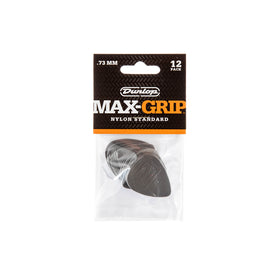 Jim Dunlop 449P .73mm Nylon Max Grip Pick, 12-Pack