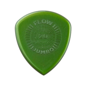 Jim Dunlop 547P2.0 Flow Jumbo Grip Guitar Picks, Pack of 3