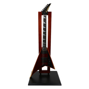 Jackson Custom Shop Randy Rhoads 1T Electric Guitar, Burgundy w/Gold Leaf Bevels